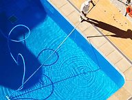 Image d'un nettoyage de piscine