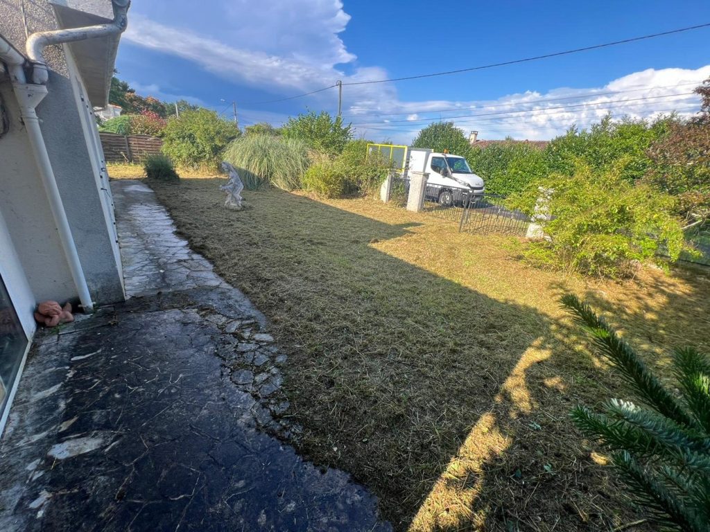 Jardin remis en état — réalisation Mr & Mrs Eco’Clean
